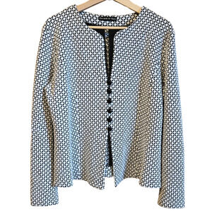 Preston & York Christy Jacket Black Ivory Women's Size Large
